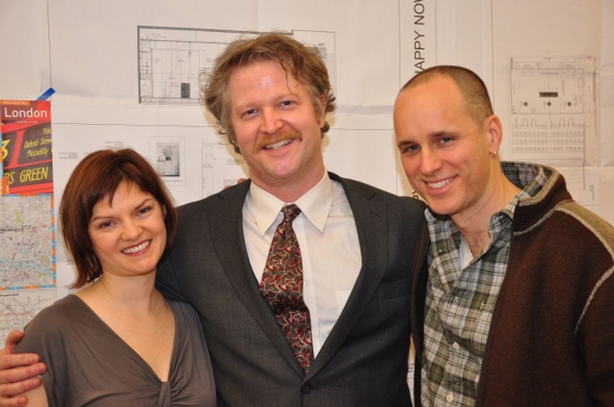 Mary Bacon, CJ Wilson, Kelly AuCoin at 